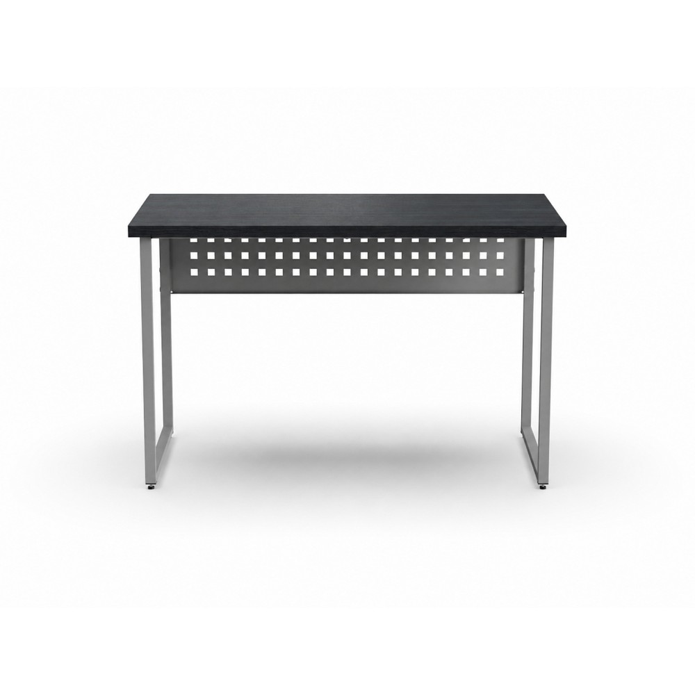 Стол письменный Майк Ferrum-decor 75x100x60 Серый металл ДСП Каштан Арвадонна 32 мм (FRD-108266)