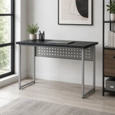 Стіл письмовий Майк Ferrum-decor 75x100x60 Сірий метал ДСП Каштан Арвадонна 32 мм (FRD-108266)