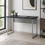 Стол письменный Майк Ferrum-decor 75x100x60 Серый металл ДСП Каштан Арвадонна 32 мм (FRD-108266)