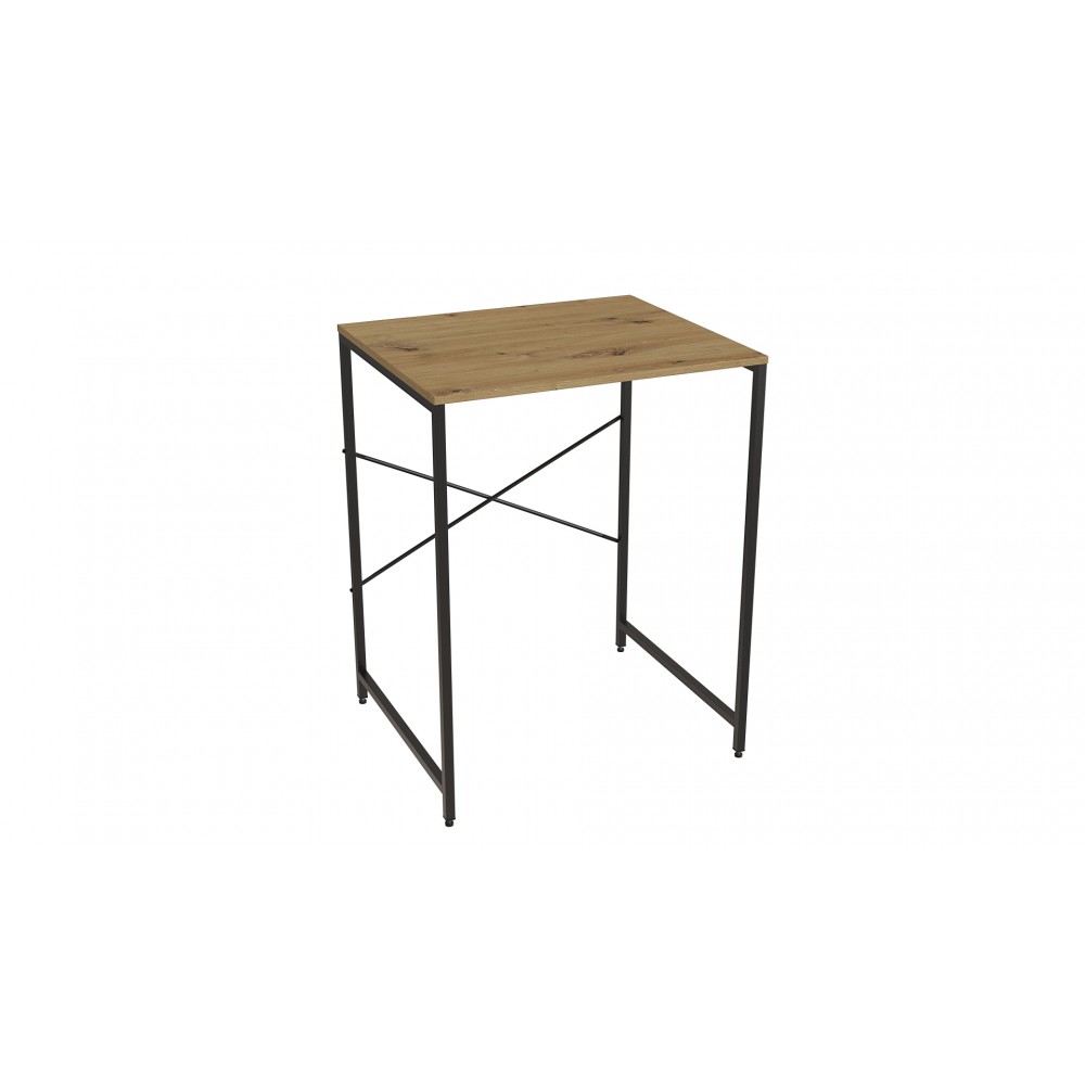 Стеллаж полка Бафрум 401 Ferrum-decor для стиральной машины 90x70,5x60,5 Черный металл ДСП Дуб Артизан 16 мм (FRD-107356)