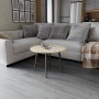 Журнальний круглий стіл OPTIMA 2 ніжки конусні Ferrum-decor 450x670x670 Чорний метал ДСП Дуб Кремона Торро 16 мм (FRD-107546)