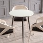 Стол круглый OPTIMA 3 ноги на конус Ferrum-decor 750x670x670 Черный металл ДСП Кашемир 16 мм (FRD-107556)