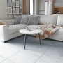 Журнальний круглий стіл OPTIMA 1 ніжки конусні Ferrum-decor 450x670x670 Чорний метал ДСП Бетон 16 мм (FRD-107466)