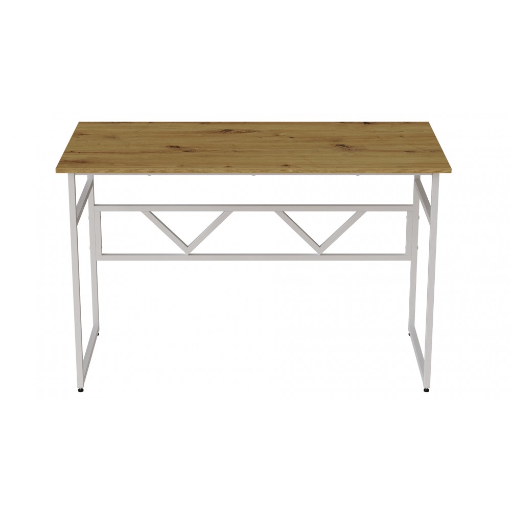 Компьютерный стол Ferrum-decor Раян 75x100x70 белый ДСП Дуб Артизан 16мм (FRD-107066)