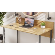 Комп'ютерний стіл Ferrum-decor Скай 75x100x60 сірий ДСП Дуб Артизан 32 мм (FRD-106966)