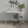 Стол письменный Space Ferrum-decor 750x1200x600 Белый металл ДСП Бетон 16 мм (FRD-107916)