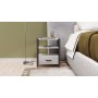 Тумба универсальная Ferrum-decor Вивьен 1/1 50x41x40 черный ДСП Бетон 16мм (FRD-106936)