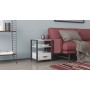 Тумба универсальная Ferrum-decor Вивьен 1/1 50x41x40 черный ДСП Бетон 16мм (FRD-106936)