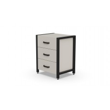 Тумба універсальна Ferrum-decor Вів'єн 3 50x41x40 чорний ДСП Кашемір 16 мм (FRD-107746)