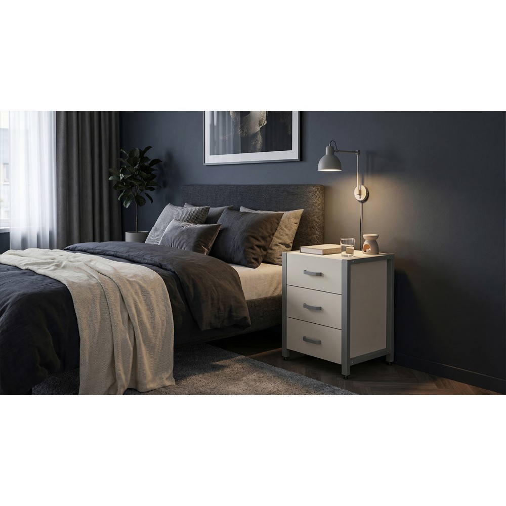 Тумба універсальна Ferrum-decor Вів'єн 3 50x41x40 сірий ДСП Кашемір 16 мм (FRD-107756)