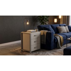 Тумба универсальная Ferrum-decor Вивьен 3 50x41x40 серый ДСП Кашемир 16мм (FRD-107756)