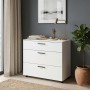 Комод Doros Торн Білий 3Ш 90х51.6х80 (DRS-012093)