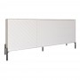 Комод с черными металлическими ножками LION Амарант 168x40x76,5 см Бетон Style/Белый (LION-041907)