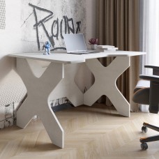 Компьютерный стол LION Донат 120х90х74,5 см Бетон style (LION-041703)