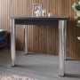 Обідній стіл розкладний LION Нота Антрацит 60x90/90x120 (LION-041276) ТОП