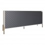 Комод с золотыми металлическими ножками LION Амарант 168x40x76,5 см Бетон Style/Графитовый (LION-041939)