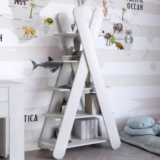 Стелаж відкритий із 5 полицями LION Інді Бетон style (LION-041612)