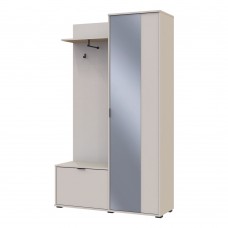 Прихожая Doros Дора Кашемир 1 ДСП/1 Зеркало 113.5х40х192 DRS-011780 (44900364)
