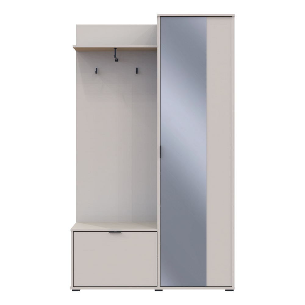 Прихожая Doros Дора Кашемир 1 ДСП/1 Зеркало 113.5х40х192 DRS-011780 (44900364)
