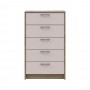 Комод Doros Ронди Дуб Артизан/Кашемир 5 ящиков 60х40х100 DRS-011784 (41516189)