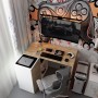 Офисный стол Doros T8 Белый/Дуб Артизан 100х83х75 (DRS-011512)