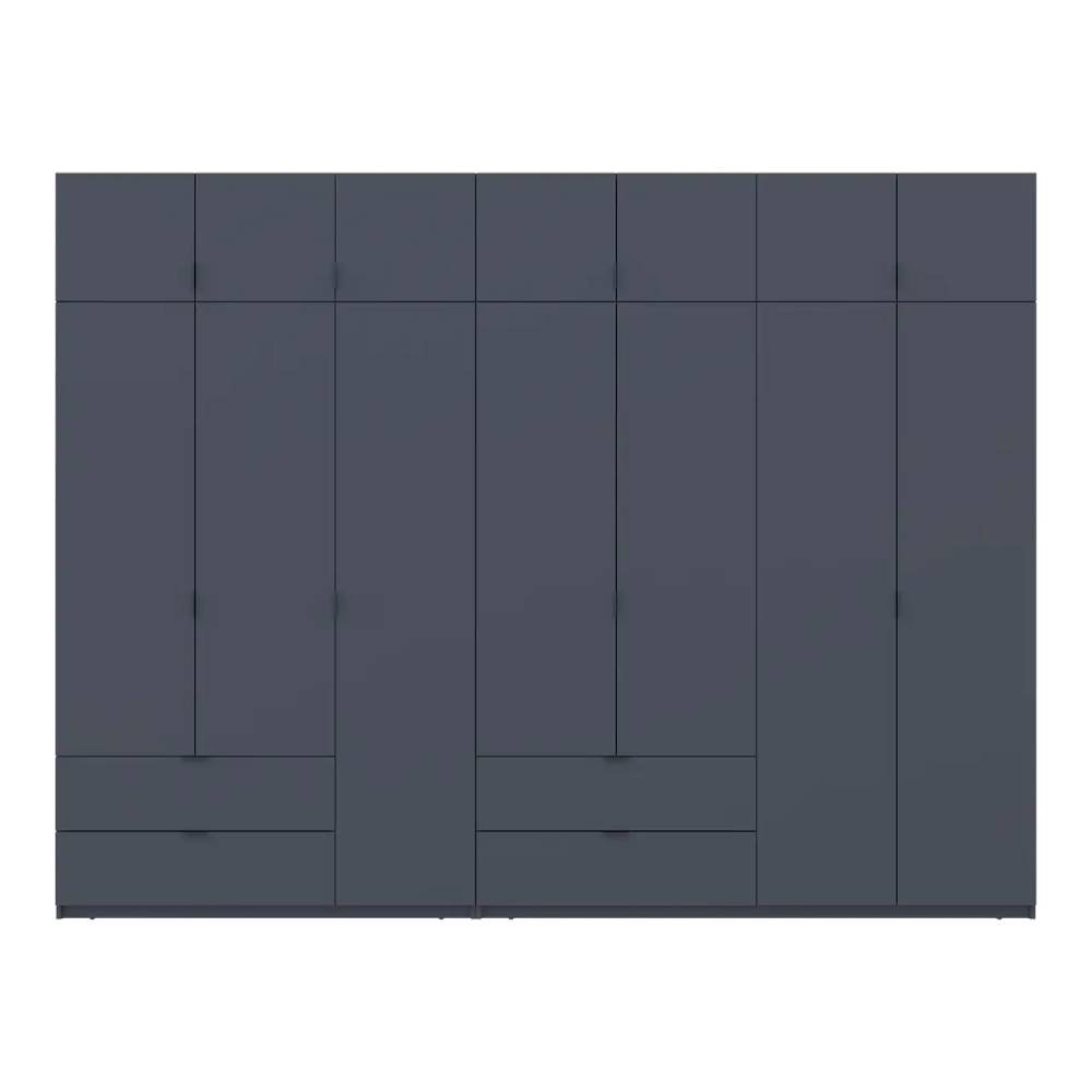 Шкаф для одежды Doros Лукас Графит 3+4 ДСП 280х50х240 DRS-011696 (42005121)