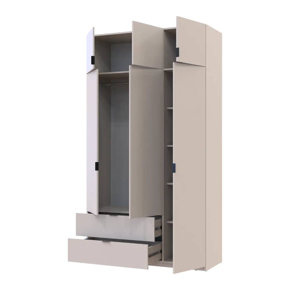 Шкаф для одежды Doros Лукас Кашемир 3ДСП 135х50х240 DRS-011656 (80737802)