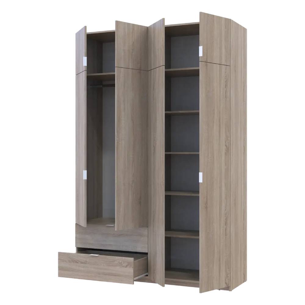 Шафа для одягу Doros Лукас Дуб Сонома 160х50х240 (DRS-011619)