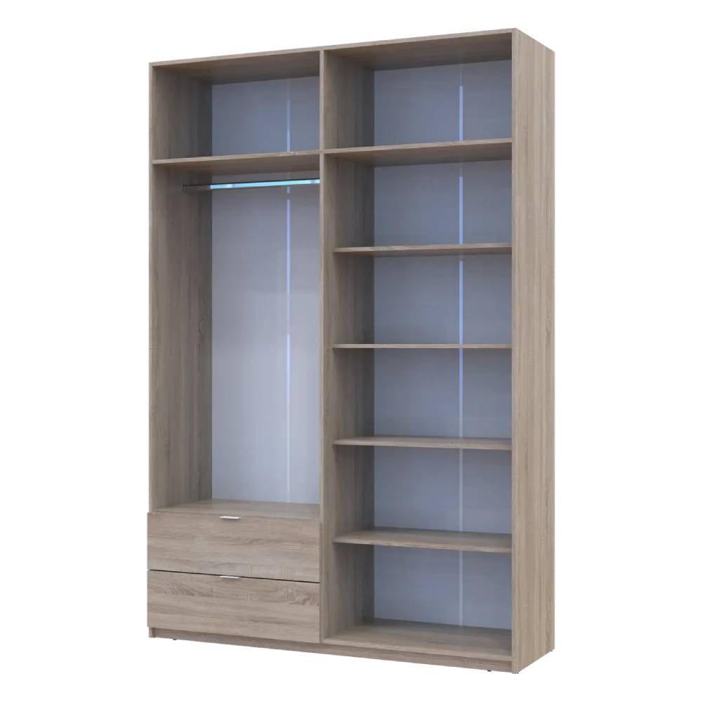 Шафа для одягу Doros Лукас Дуб Сонома 160х50х240 (DRS-011619)