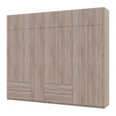 Шафа для одягу Doros Лукас Дуб сонома 3+4 ДСП 280х50х240 DRS-011706 (42005119)