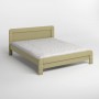 Полуторная деревянная кровать Mebigrand Тоскана Оливковая (RAL1020) 120х190 см (MBG-3542)