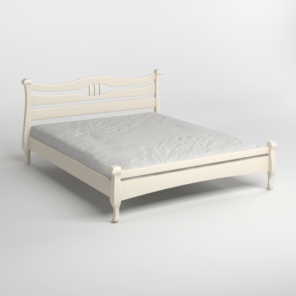 Двоспальне дерев'яне ліжко Mebigrand Даллас Яблуня 140х190 см (MBG-5898)