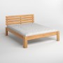 Двоспальне дерев'яне ліжко Mebigrand Техас Горіх світлий 140х190 см (MBG-6989)