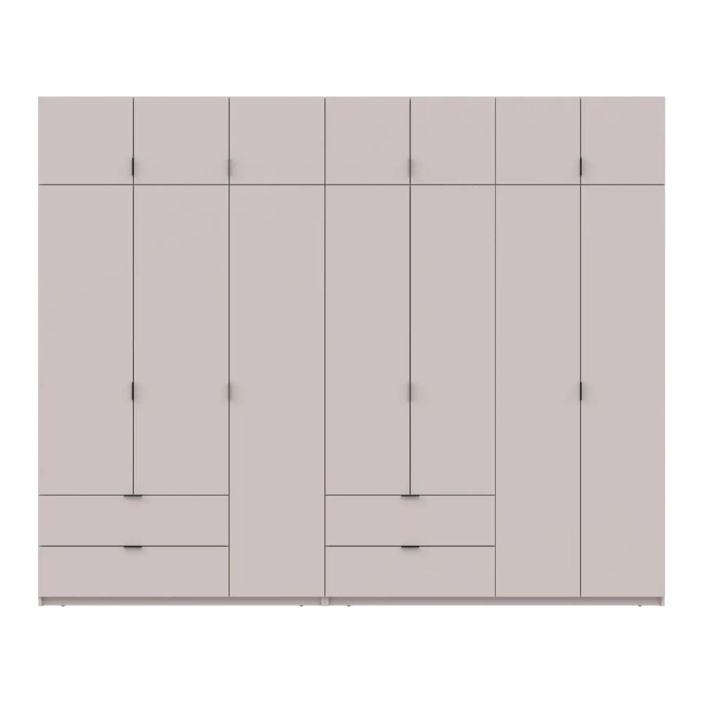 Шафа для одягу Doros Лукас Кашемір 3+4 ДСП 295х50х240 DRS-011717 (42005124)