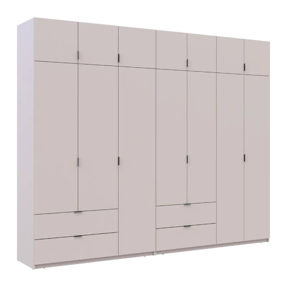Шафа для одягу Doros Лукас Кашемір 3+4 ДСП 295х50х240 DRS-011717 (42005124)