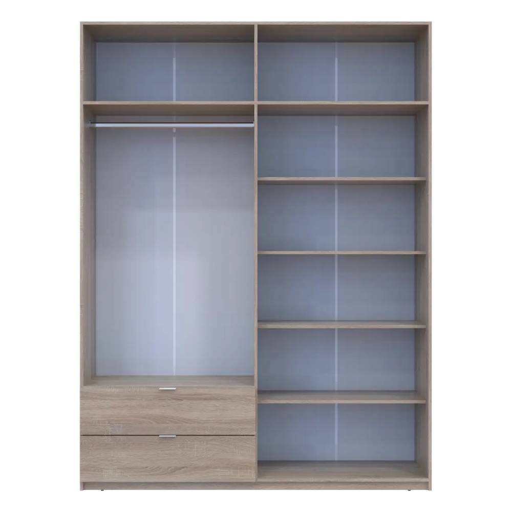 Шафа для одягу Doros Лукас Дуб Сонома 180х50х240 (DRS-011620)