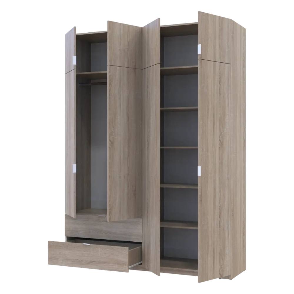 Шафа для одягу Doros Лукас Дуб Сонома 180х50х240 (DRS-011620)