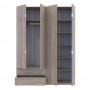 Шафа для одягу Doros Лукас Дуб Сонома 180х50х240 (DRS-011620)