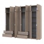 Шкаф для одежды Doros Лукас Дуб сонома 3+4 ДСП 295х50х240 DRS-011707 (42005123)