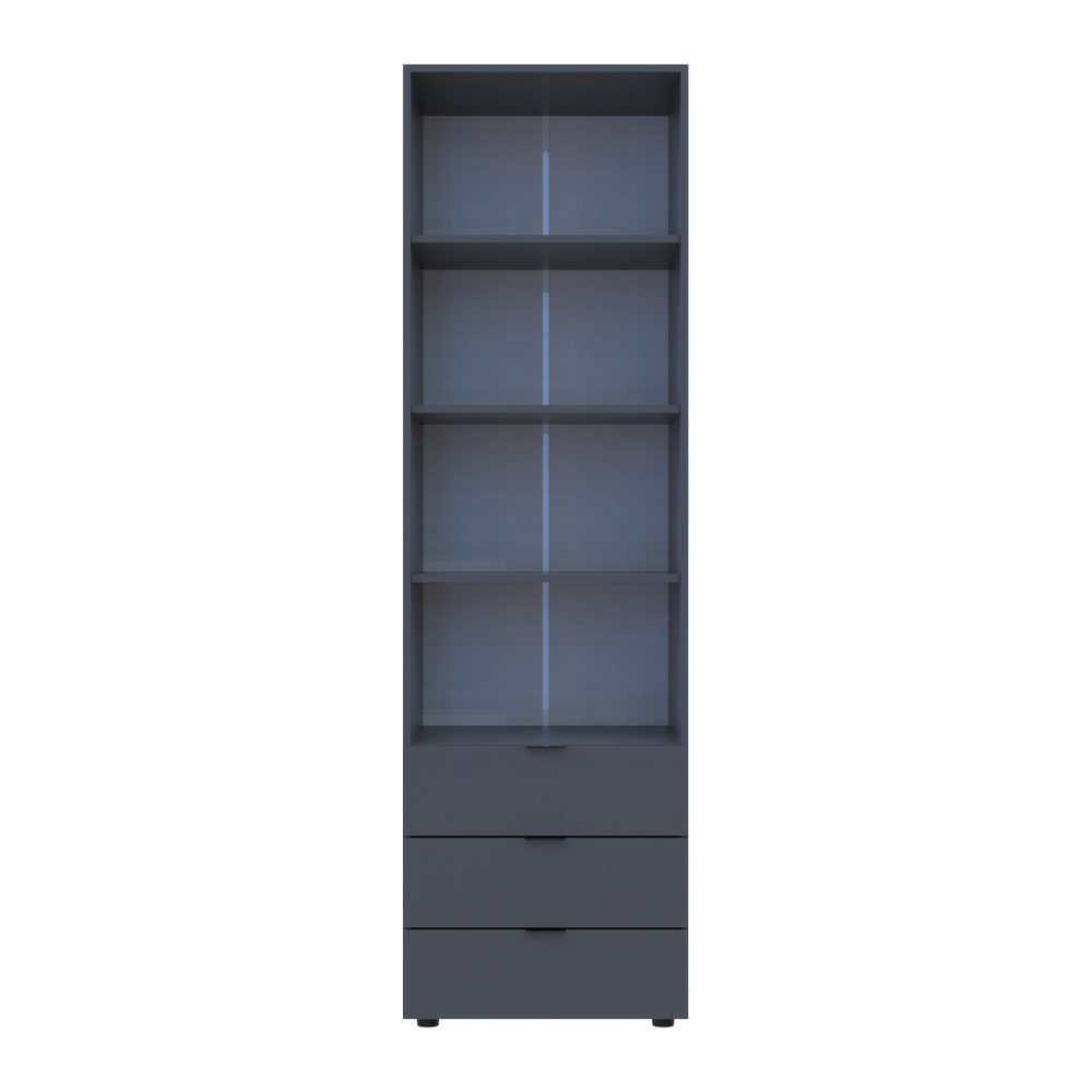 Пенал для одягу Doros Гелар Графіт 3Ш 60х49.5х203.4 DRS-011757 (41516132)