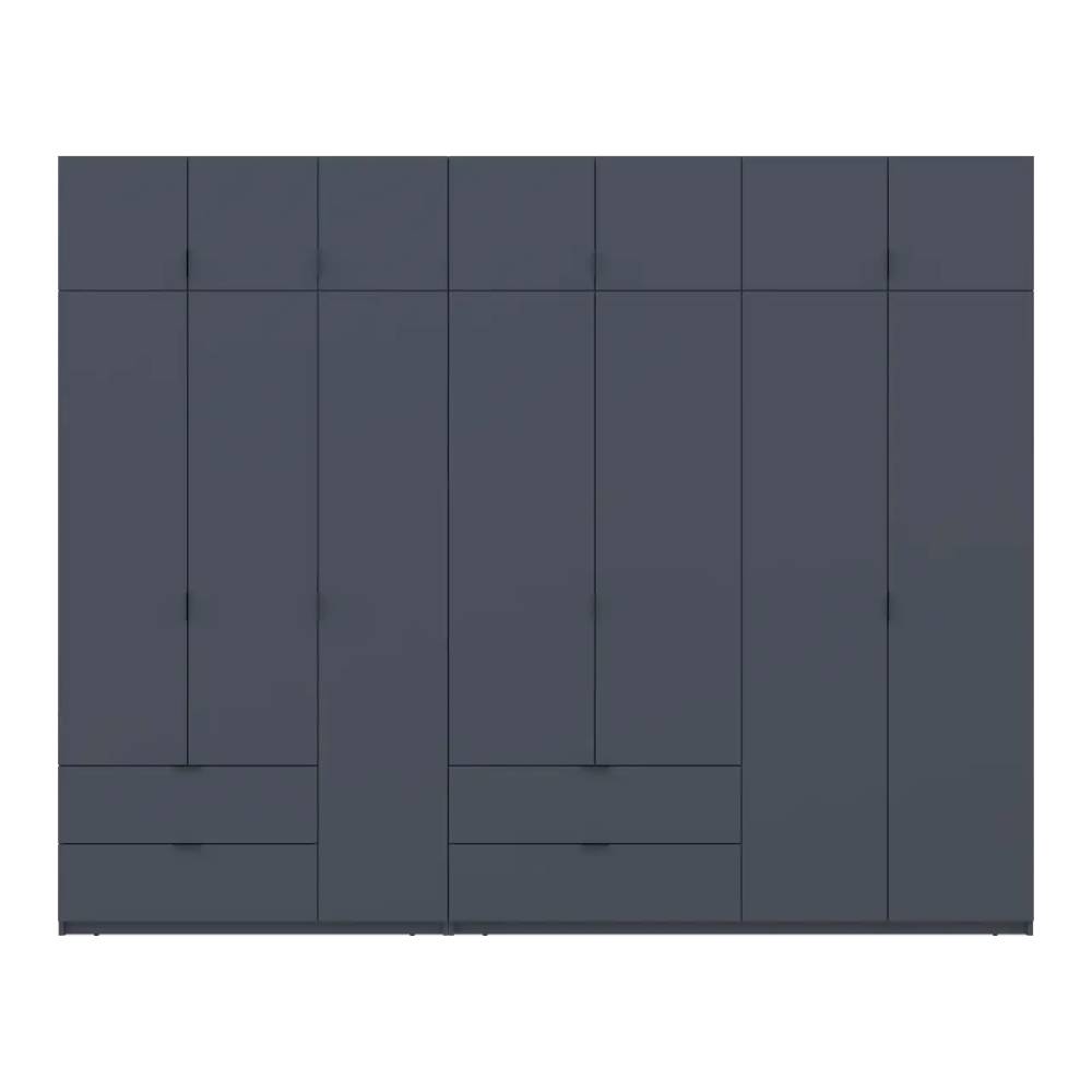 Шафа для одягу Doros Лукас Графіт 3+4 ДСП 300х50х240 DRS-011698 (42005133)