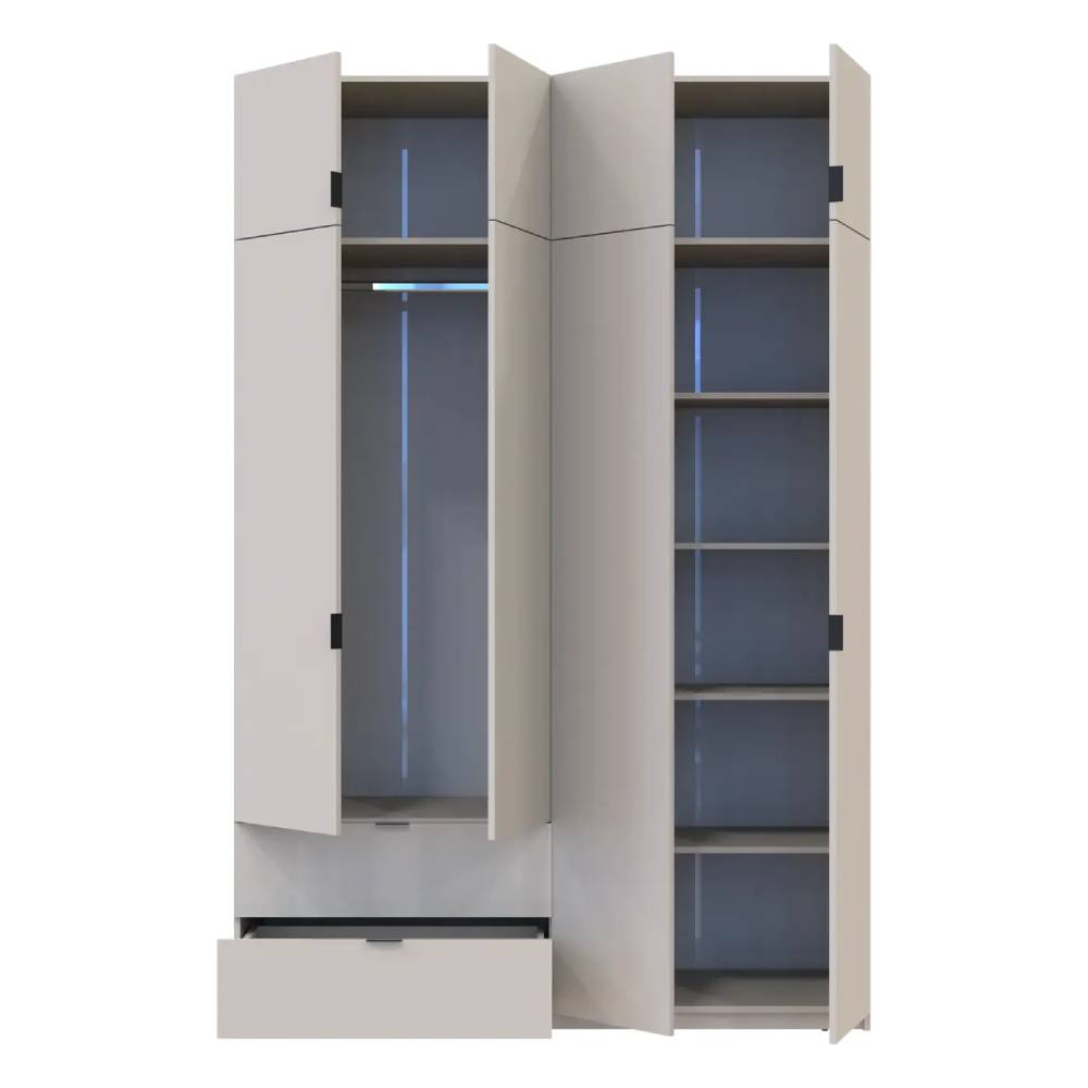 Шкаф для одежды Doros Лукас Кашемир 180х50х240 (DRS-011621)