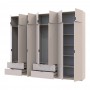Шафа для одягу Doros Лукас Кашемір 3+4 ДСП 300х50х240 DRS-011718 (42005132)