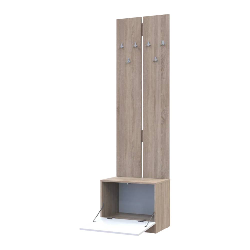 Вешалка с тумбой для обуви Doros Сола 60х40х215 см DRS-011741 (44900346)