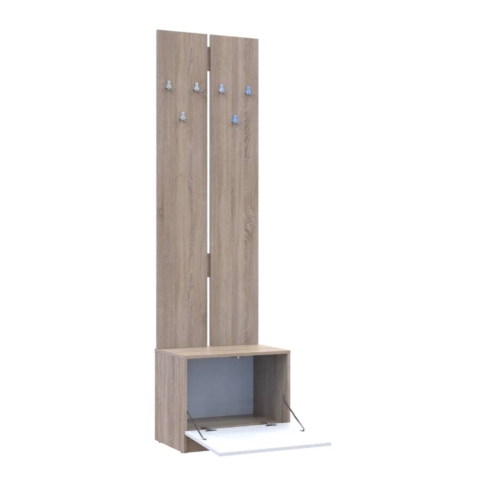 Вешалка с тумбой для обуви Doros Сола 60х40х215 см DRS-011741 (44900346)