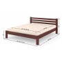 Односпальная деревянная кровать Mebigrand Колумбия  (S2005Y50R) 80х200 см (MBG-14604)