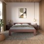 Полуторная деревянная кровать Mebigrand Дели Орех темный 120х190 см (MBG-3876)