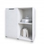 Тумба однодверная LION Краш 82x43x86 см Бетон style (LION-044103)