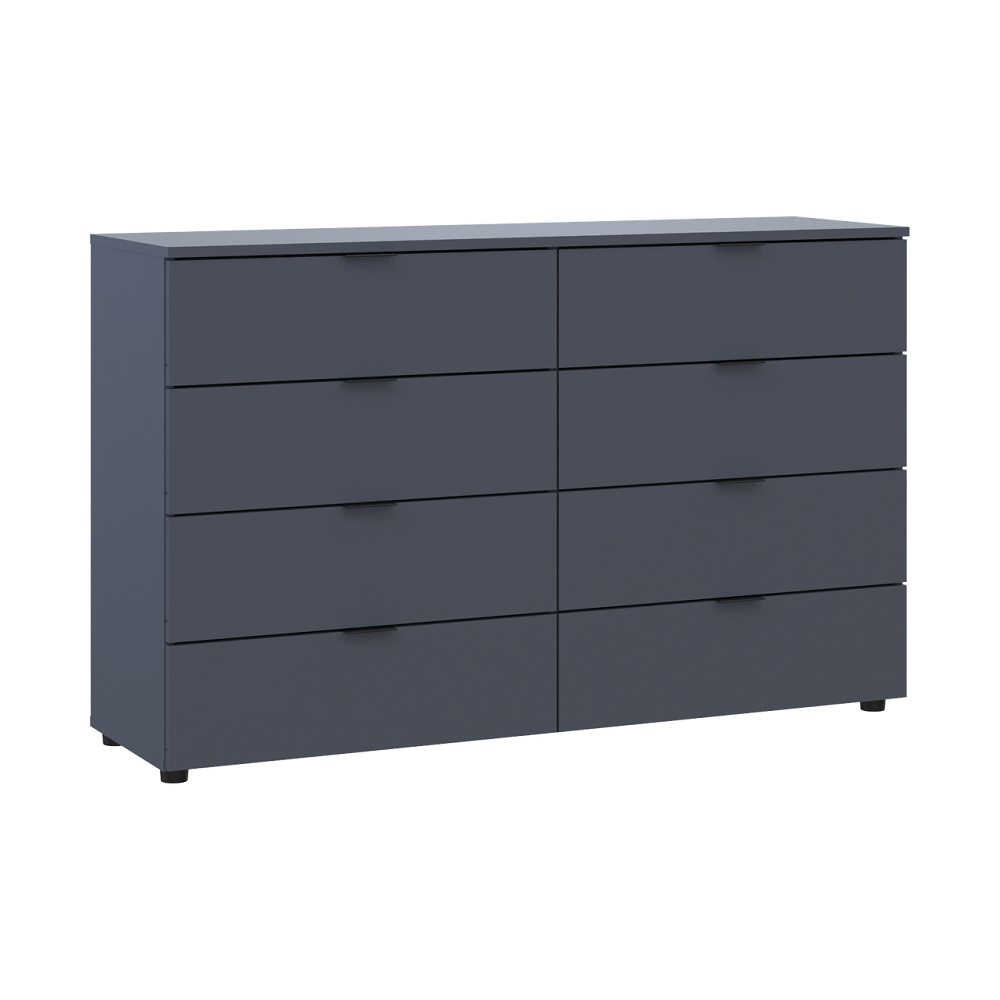 Комод Doros Рон 8 Графит 8 Ящиков 130х38х81 DRS-011775 (41516173)
