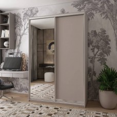 Шкаф-купе Doros Сити Лайт Кашемир 1 ДСП/1 зеркало 150х45х225 (80736356)